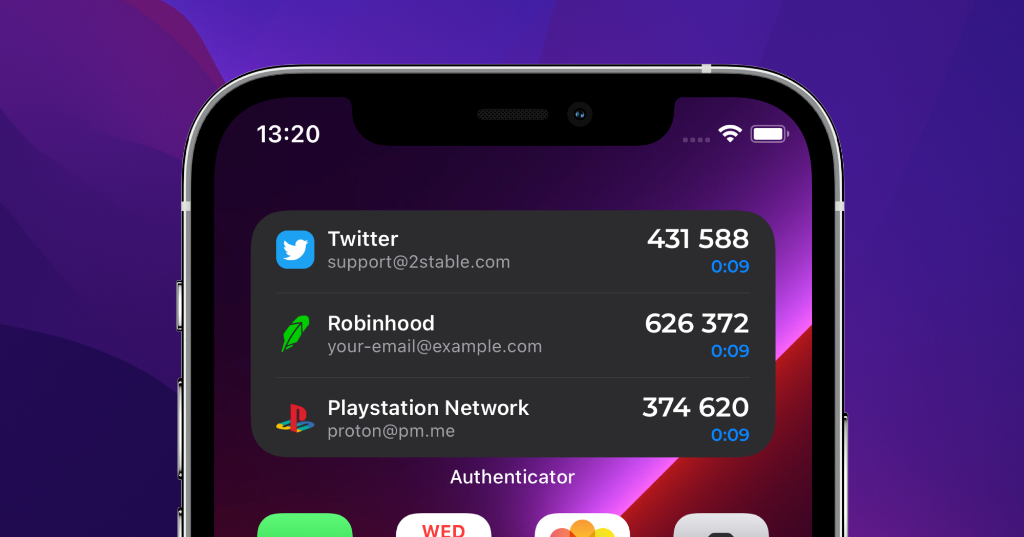 How to add Authenticator widget on your Home Screen